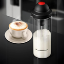 Espumador Batidor de Leche Eléctrico Portátil Con Taza De Vidrio - Bebidas Cremosas al Instante