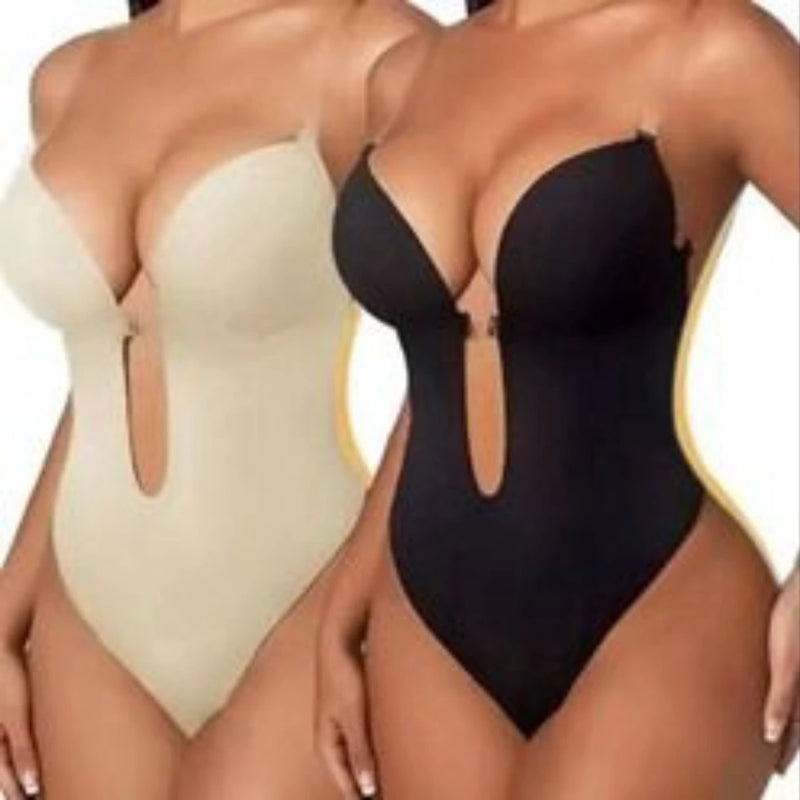 Body Moldeador con Escote para una Figura Elegante y Estilizada