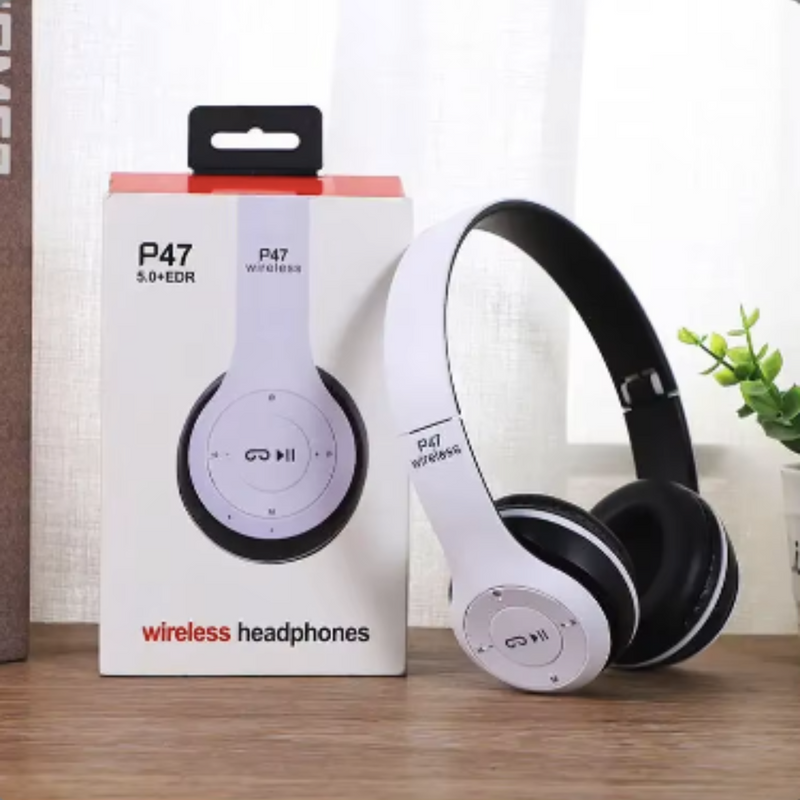 Audífonos Inalámbricos Bluetooth P47: Sonido en Libertad