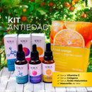 Kit Antiedad Serux+ con Mascarilla Vitamina C - Cuidado Facial Completo