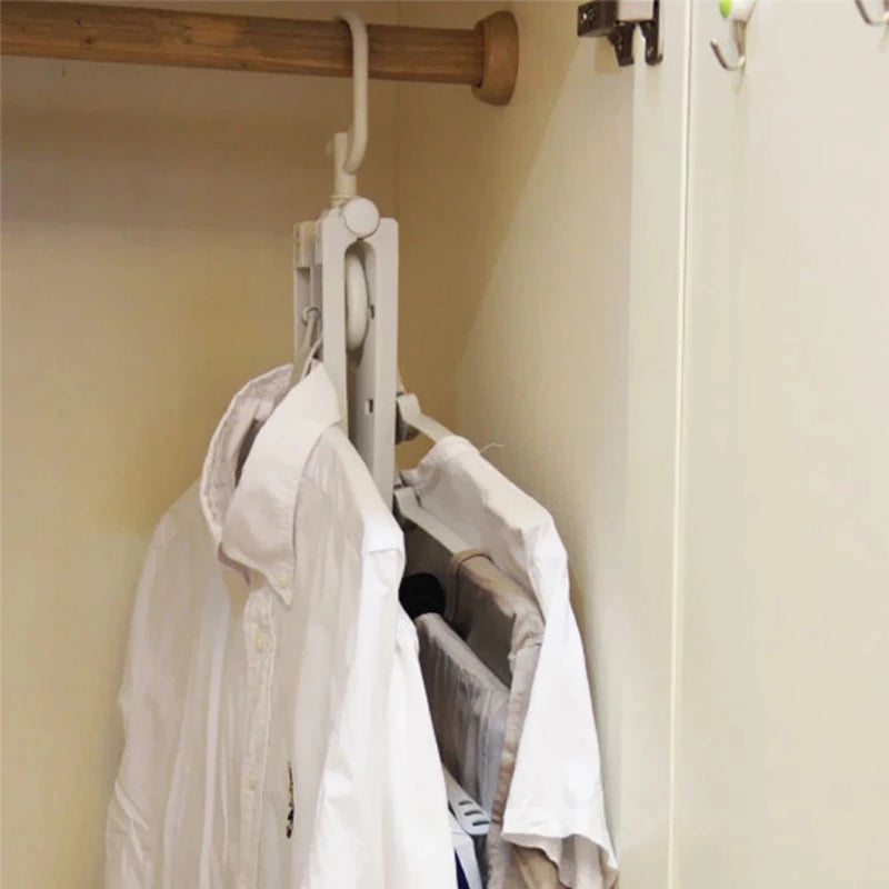 Gancho 8 en 1 Plegable para Máxima Organización de Ropa