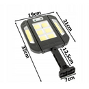 Lámpara Solar LED Alta potencia IP67  con Sensor: Iluminación Inteligente y Eficiente
