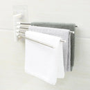 Soporte Giratorio de Acero Inoxidable para Toallas con Ventosa