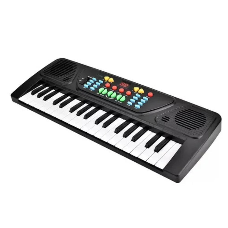 Piano Organeta Portátil 37 Teclas con Micrófono para Niños