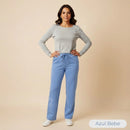 Combo Pantalón de Algodón Peruano Perchado Bota Recta Dama – Paga 2 Lleva 3