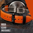 Reloj Curren 8250 de Cuero con Manecillas Luminosas para Hombre