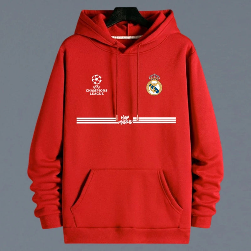 Buzo Real Madrid Unisex con Logos Bordados en Polialgodón