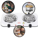 Estufa Eléctrica de 2 Puestos para Cocina Moderna y Eficiente