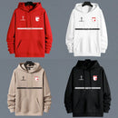 Buzo Independiente Santa Fe Bordado en Tela Perchada Monarca 280g