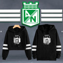 Buzos Negros Estampados para Pareja en Polialgodón