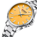 Reloj Curren 9090L Elegante en Acero Inoxidable para Mujer