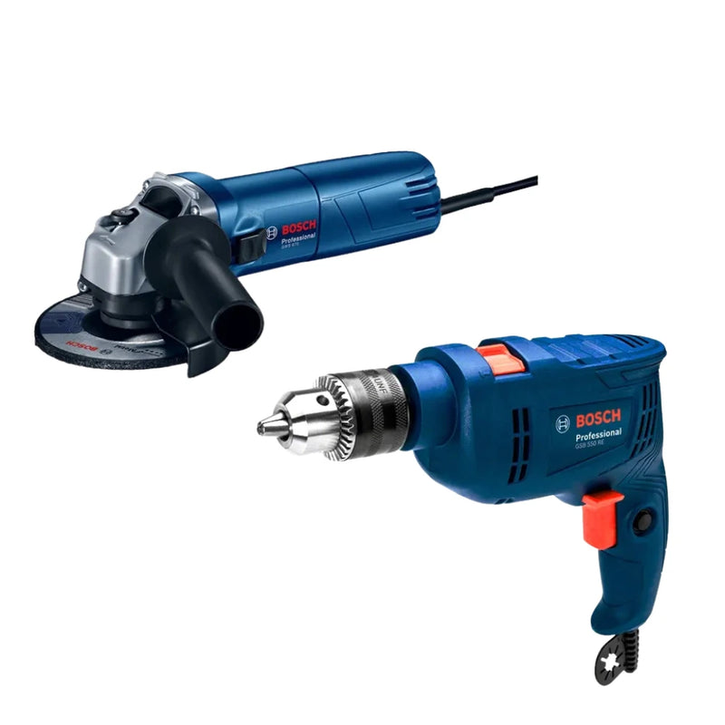 Combo Bosch Taladro Percutor 1200W + Pulidora 670W Alta Potencia