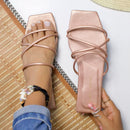 Sandalia Plana Textil/Sintético – Variedad de Colores y Tallas