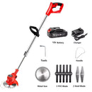 Guadaña Recargable Doble Batería para Césped - Manejo Sencillo