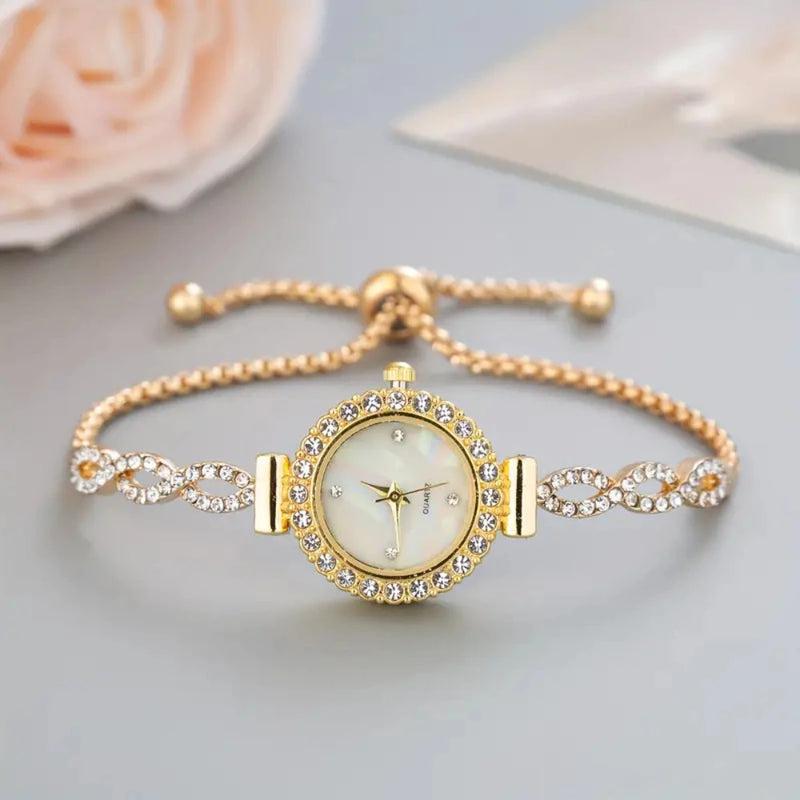 Reloj de Aleación de Zinc con Cristales para Todo Evento