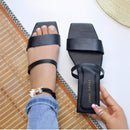 Sandalia Plana Textil/Sintético en Variedad de Colores