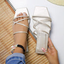 Sandalia Plana Textil/Sintético – Variedad de Colores y Tallas