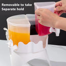 Dispensador de Bebidas con Grifo 4 Rejillas - 4L Capacidad