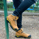 Bota CAT de Seguridad para Caballero: Resistente y Confortable