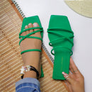 Sandalia Plana Textil/Sintético – Variedad de Colores y Tallas