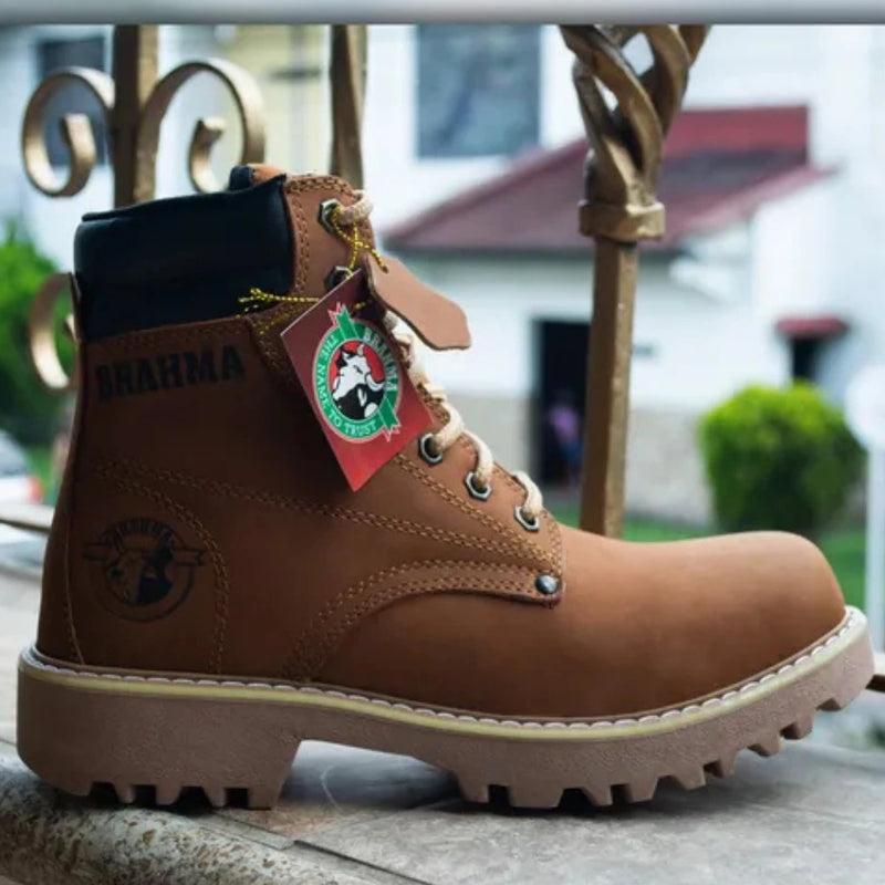 Bota BRAHMA Clásica de Cuero para Hombre - Tallas 37 al 44