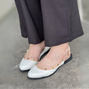 Baleta en Sintético y Charol con Taches Reforzada