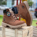 Bota BRAHMA Clásica de Cuero para Hombre - Tallas 37 al 44