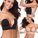 Brassier Adhesivo en U Negro: Comodidad y Estilo Discreto