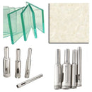 Set de Brocas Diamantadas para Perforación x 4 Unidades