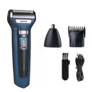 Afeitadora Eléctrica Geemy GM-566 Multifuncional 3 en 1