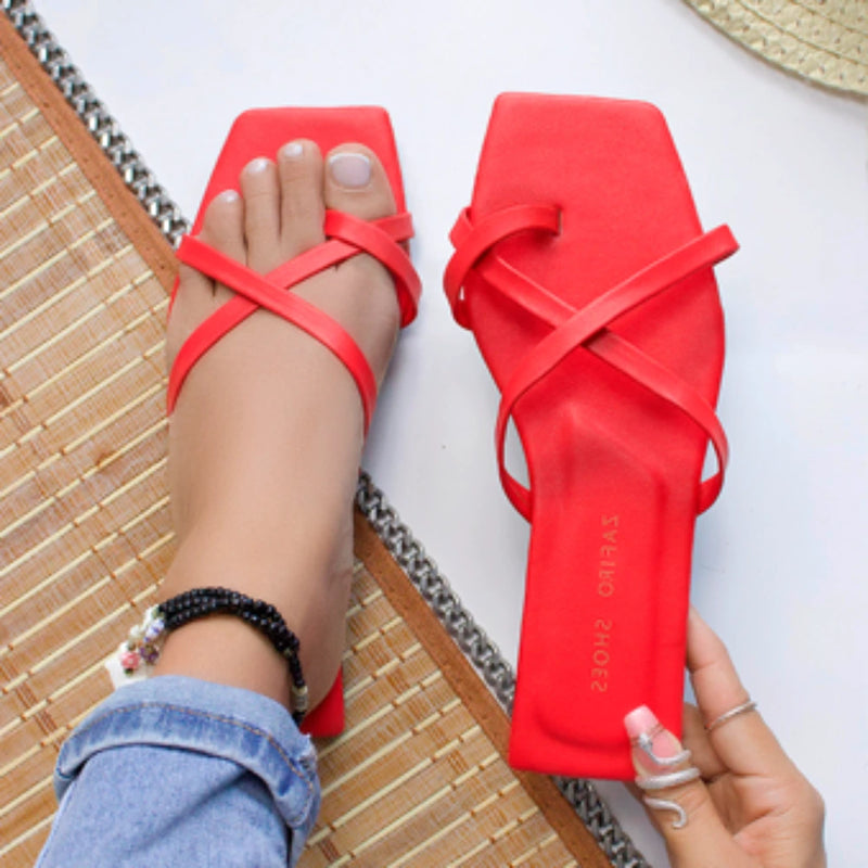 Sandalia Plana Elegante y Cómoda – Disponible en Varios Colores