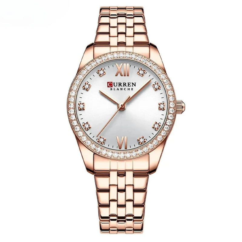 Reloj Curren 9086 Elegante en Acero para Mujer - Diseño Moderno