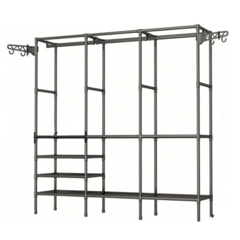Armario Organizador Tubular de 3 Espacios: Estilo y Funcionalidad