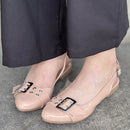 Baleta EBI Charol con Hebilla Doble Remache - Máxima Elegancia y Confort