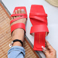 Sandalia Plana Colores Vibrantes para Dama - Tallas 35-40