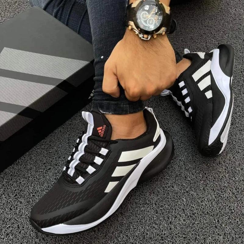 Tenis Adidas Bounce Negro Blanco: Confort y Estilo Únicos