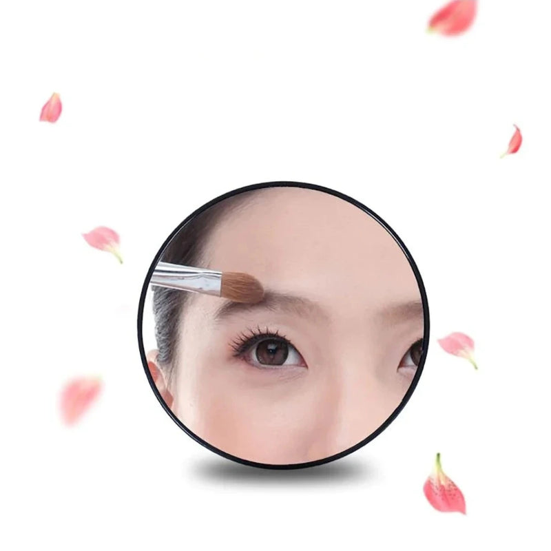 Mini Espejo de Aumento 5X con Ventosas para Maquillaje y Afeitado
