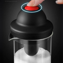 Espumador Batidor de Leche Eléctrico Portátil Con Taza De Vidrio - Bebidas Cremosas al Instante