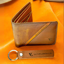 Billetera Casual en Cuero 100% - Varios Colores Disponibles