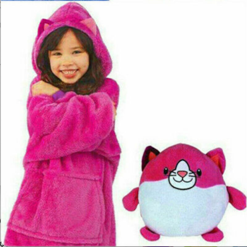 Sudadera - Buzo Saco Huggle Pets: Peluche y Abrigo 2 en 1 para Niños