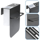 Organizador de Cubiertos de Aluminio Negro, Soporta 6 kg