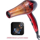 Secador de Pelo Sokany 2400W Rojo con 3 Velocidades y Bajo Ruido