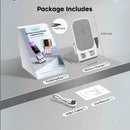 Cargador Inalámbrico de Aluminio 15W con Soporte Ajustable