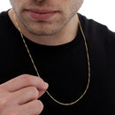 Cadena Michigan en Oro Laminado – Elegancia Duradera