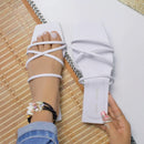 Sandalia Plana Textil/Sintético – Variedad de Colores y Tallas