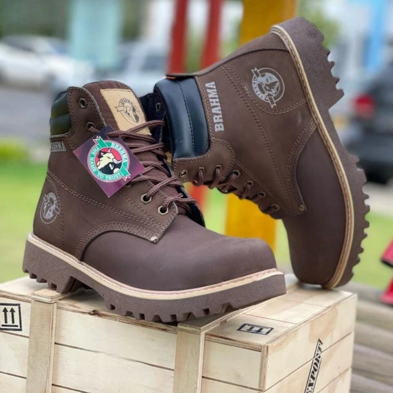 Bota BRAHMA Clásica de Cuero para Hombre - Tallas 37 al 44