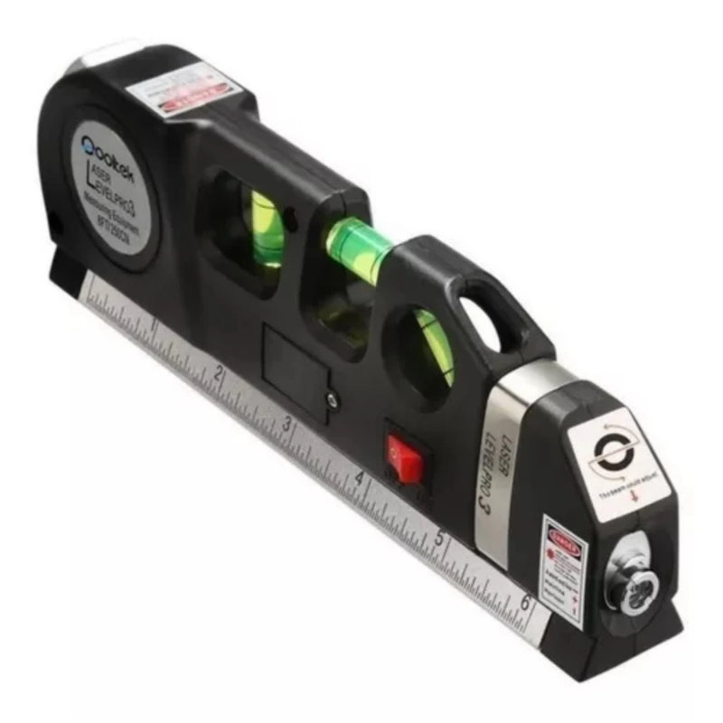 Nivel Láser Fixit Level Pro 3 con Cinta Métrica Integrada