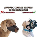 Bozal Canastilla de Silicona Duro para Perros