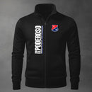 Buzo Independiente Medellín Cuello Bordado en Tela Perchada Monarca