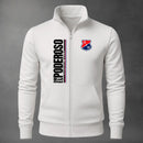 Buzo Independiente Medellín Cuello Bordado en Tela Perchada Monarca